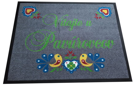 GDmatsEU | Rohožka personalizovaná rohožka personalizovaná s folklórním motivem  -  70x60 cm